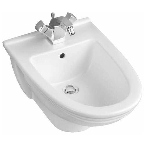 Биде подвесное Villeroy & Boch Century 745300R1 с горизонтальным выпуском белый