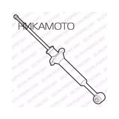 DELPHI DG8066. Амортизатор OPEL CORSA C зад. газовый