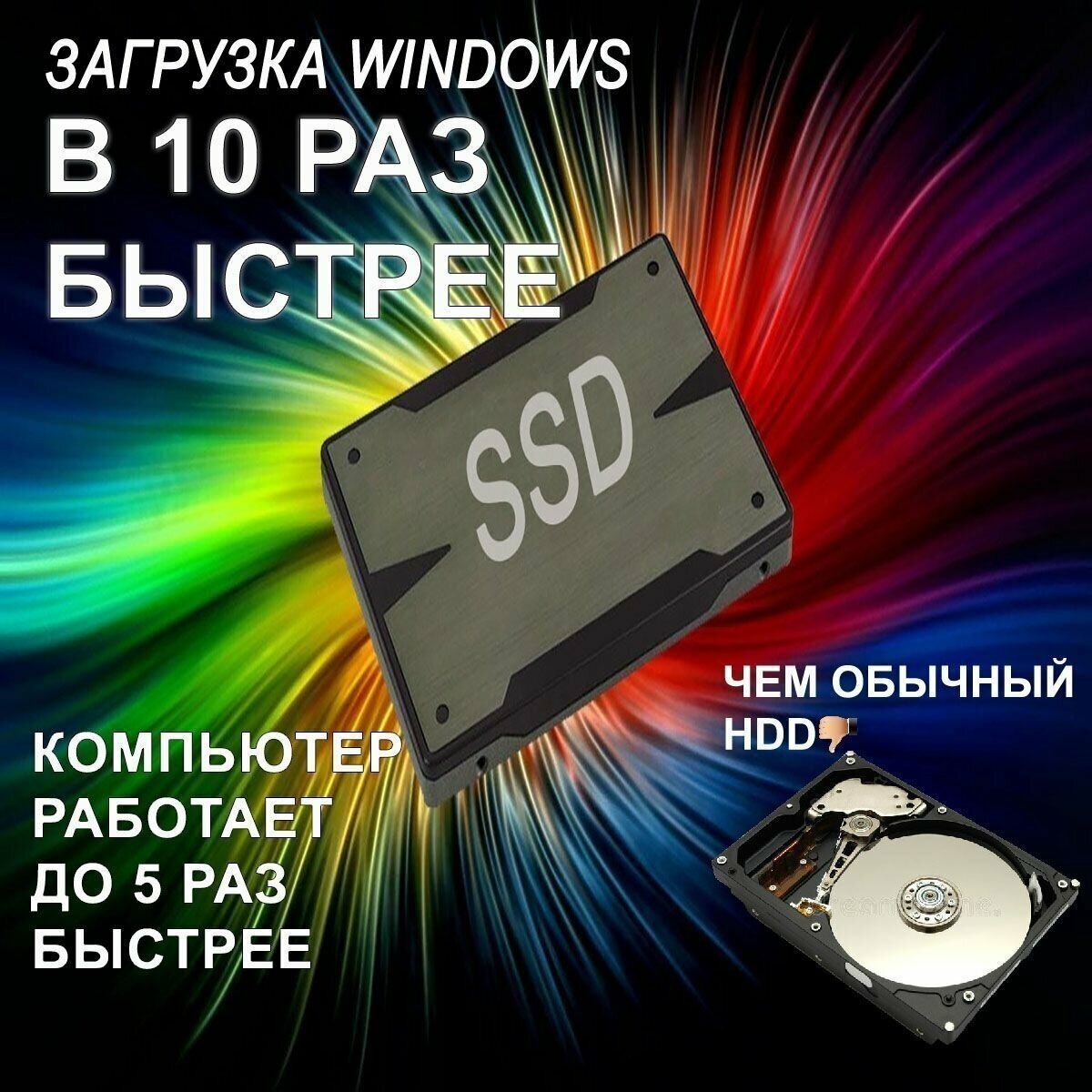 Системный блок Intel Core i3-2100, 3.1 ГГц, RAM 4Gb, SSD 240Gb, Windows 10Pro, WiFi офисный, для работы, для учебы, для дома