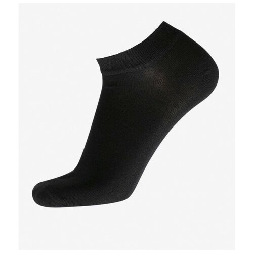 фото Мужские носки pantelemone, 1 пара, укороченные, быстросохнущие, износостойкие, нескользящие, воздухопроницаемые, размер 25 (38-40), черный