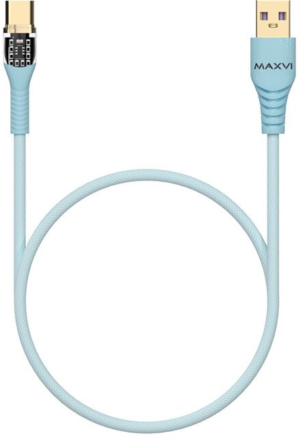 Кабель Maxvi MCw-61T голубой