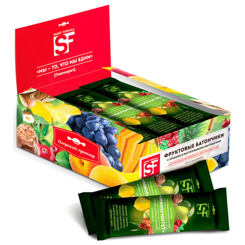 Фруктовый батончик Smart Formula Иммунитет, 40 г, 18 шт