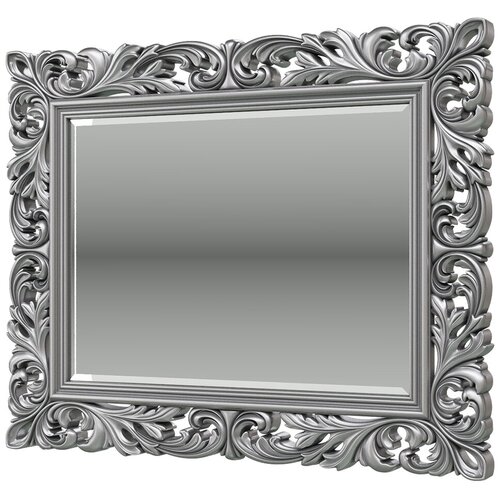 фото Зеркало зк-04, цвет серебро, вешается горизонтально или вертикально бит и байт