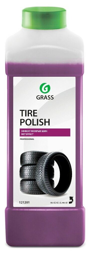 Очиститель шин для шин и дисков Grass Tire Polish 121201 520 мл 0.4 кг концентрат