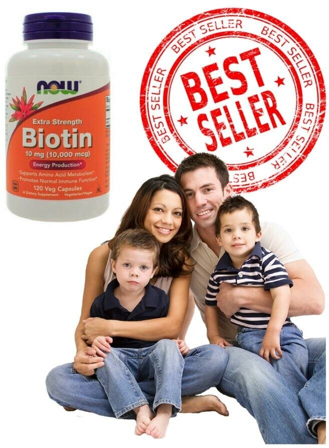 Now Foods NOW Biotin 10000 mcg 120 caps - фотография № 10