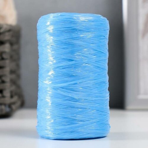 Пряжа для ручного вязания, 100% полипропилен, 200 м/50 гр, №2-3, синий василек, 5 шт.