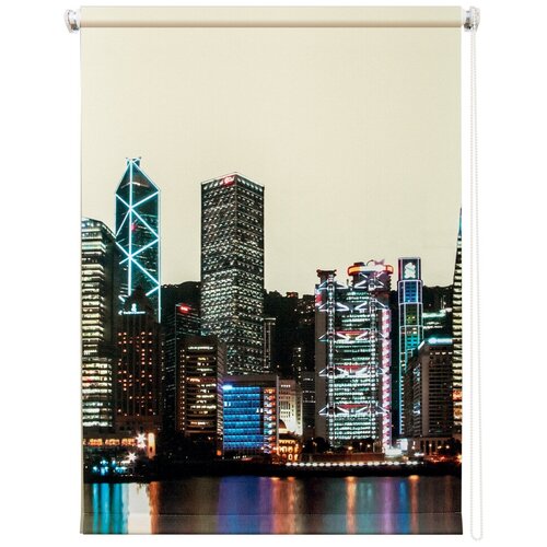 фото Рулонная штора уют 8945 сити день, 50х175 см