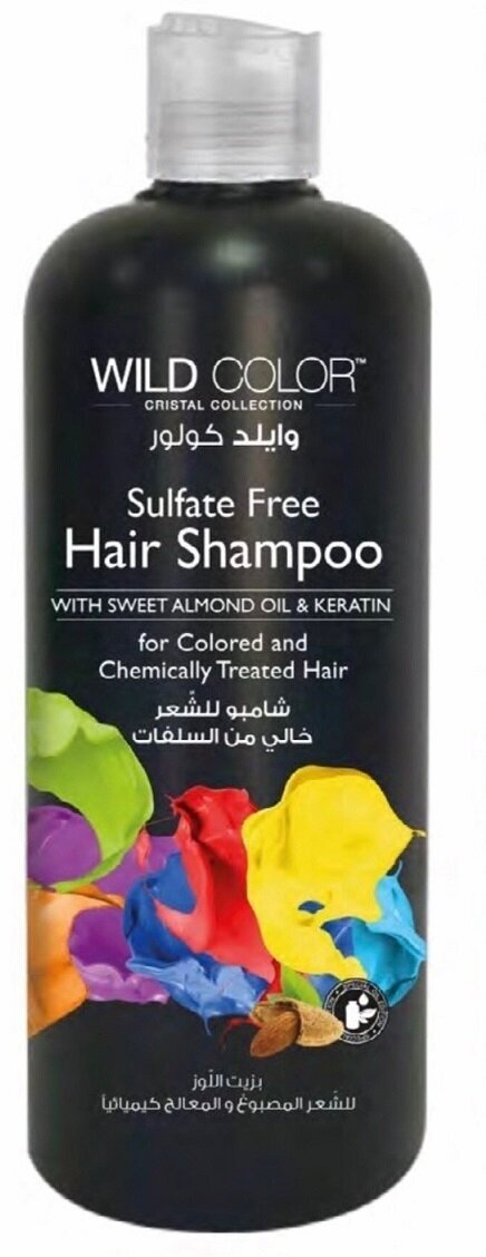 Wildcolor Безсульфатный шампунь с маслом миндаля для окрашенных и поврежденных волос Sulfree Free, 1000 мл (Wildcolor, ) - фото №2