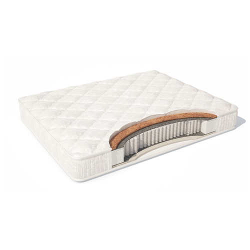 фото Матрас materlux spring comfort, 120x195 см, пружинный, белый