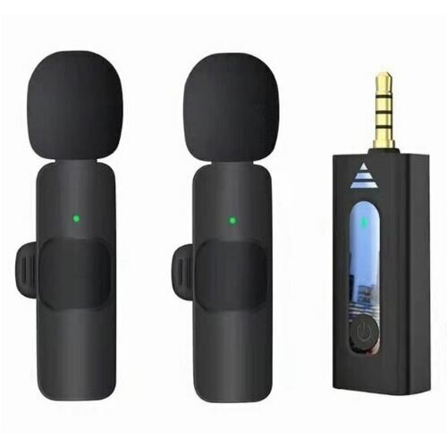 Микрофон прищепка петличный беспроводной комплект 2шт 35mm K35 123000₽
