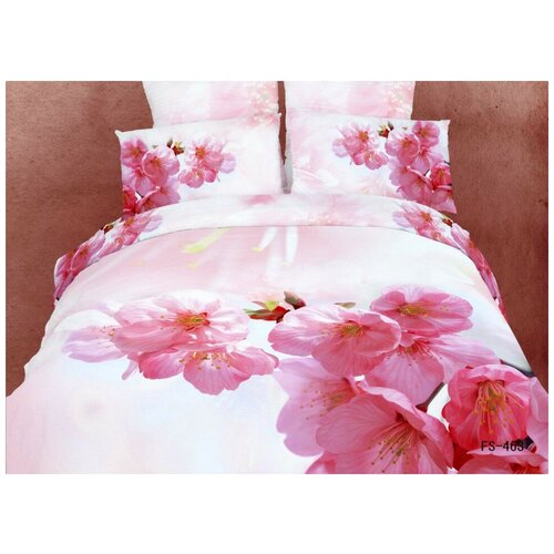 фото Постельное белье famille rs-74 (сатин) / евро (4 наволочки)