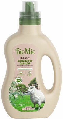 Кондиционер для белья BioMio Bio-Soft с эфирным маслом эвкалипта, 1л