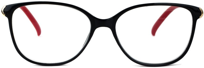 Готовые очки для чтения коричневые с диоптриями +1.50 футляр
