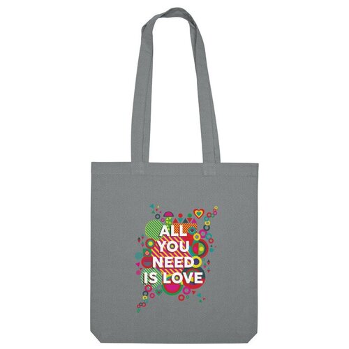 фото Сумка шоппер us basic, серый