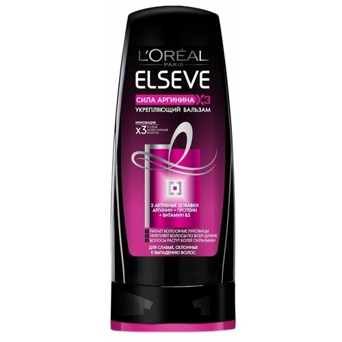 L'Oreal Paris бальзам Elseve Сила аргинина x3 Укрепляющий для слабых, склонных к выпадению волос, 400 мл бальзам для волос l oreal paris elseve ультра прочность укрепляющий для слабых склонных к выпадению волос 200 мл