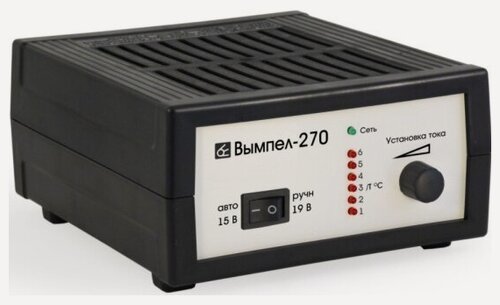 Изображение товара Зарядное устройство Вымпел 270 для АКБ 6V-12V (0.4-7A) автомат/ручной, 220V