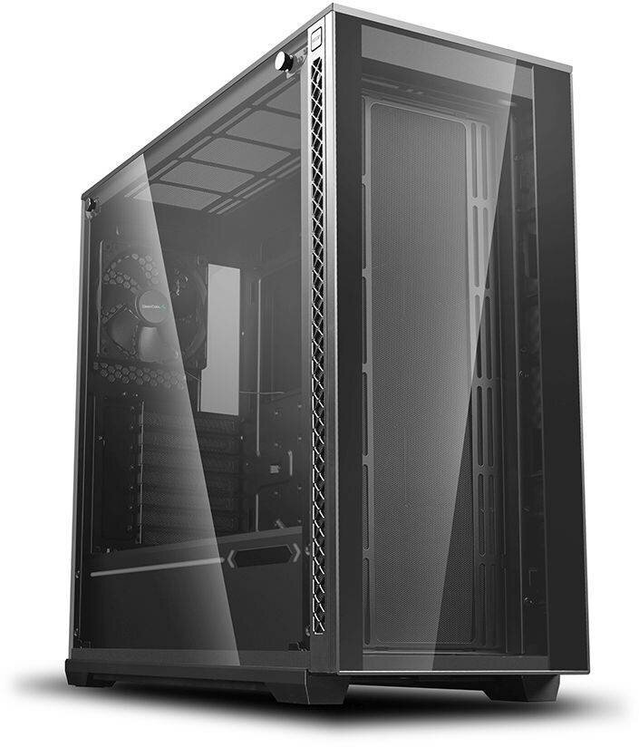 Корпус eATX Deepcool черный, без БП, большое боковое окно, 2хUSB3.0, 1хUSB2.0, аудио, 3xRGB LED 120мм fan спереди - фото №20