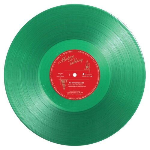 Виниловая пластинка Modern Talking. 7-Its Christmas. Translucent Green (LP) виниловая пластинка modern talking back for good translucent red 2 lp