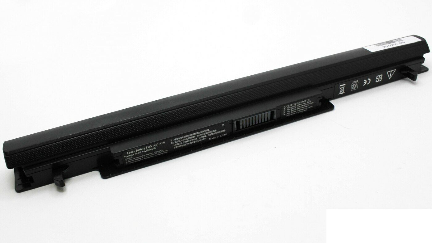 Аккумулятор для ноутбука ASUS A46 A46C A46CA A46CM A56 A56C A56CA (15.0V 2950mAh) P/N: A31-K56 A32-K56 A41-K56 A42-K56