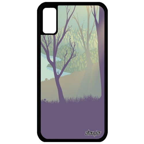 фото Чехол на смартфон apple iphone xs, "лесные розы" свет природа utaupia