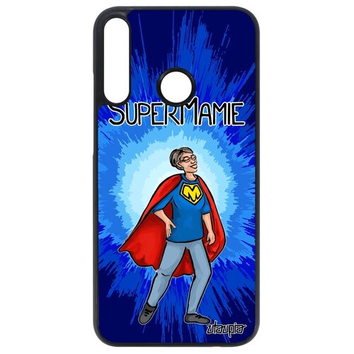 фото Чехол на смартфон huawei p40 lite e, "супербабуля" герой комичный utaupia