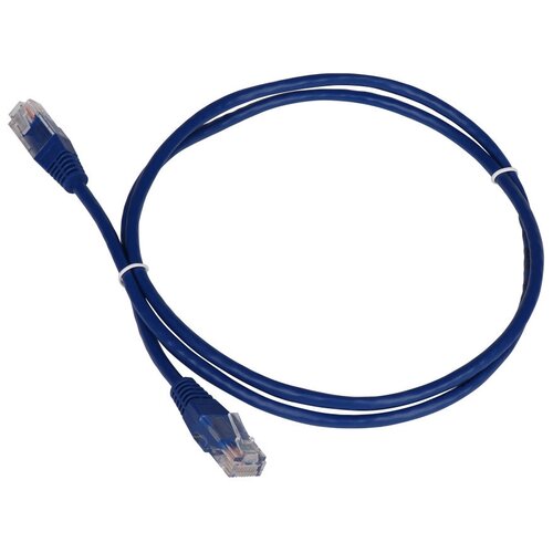 Патч-корд Lanmaster TWT-45-45-2.0-BL вилка RJ-45-вилка RJ-45 кат.5е 2м синий ПВХ (уп:1шт)