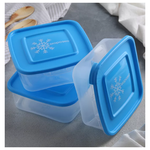 Набор контейнеров для замораживания продуктов 3шт 