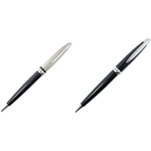Набор: шариковая ручка и механический карандаш Pierre Cardin Espase, Black / Silver PC900