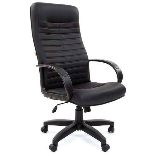 фото Компьютерное кресло для руководителя chairman 480 lt экопремиум черный