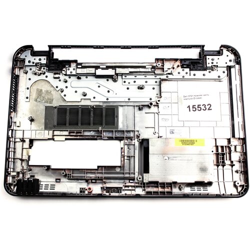 Dell 3721 Нижняя часть корпуса (D case) клавиатура для ноутбука dell inspiron 17 3721 5737 5721 3737 series г образный enter черная с черной рамкой pn v119725bs1