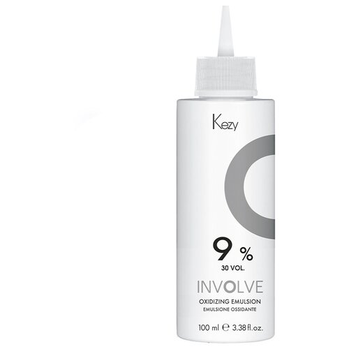 KEZY Involve Cream Developer Эмульсия окисляющая 9% 100 мл обесцвечивающий порошок mood decolorante white bleach