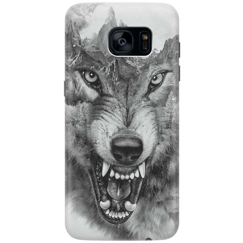 фото Cиликоновый чехол волк в горах на samsung galaxy s7 edge / самсунг с7 эдж re:pa