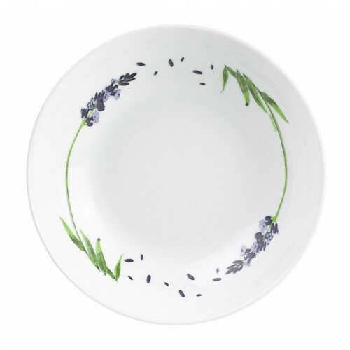 фото Luminarc тарелка суповая lavender 20 см белый