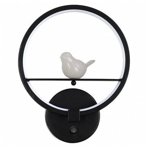 фото Бра favourite, 1х12w, черный, размеры (мм)-200х250, 4000к, плафон - черный