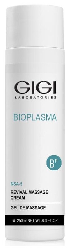 Gigi Bioplasma Revival Massage Cream Крем для лица массажный омолаживающий, 500 мл