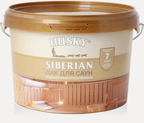 Изображение товара Лак для саун HUSKY SIBERIAN 2,5л бесцветный
