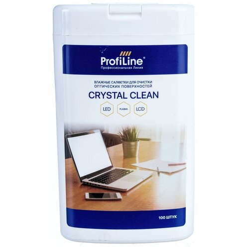 Влажные салфетки для мониторов для LCD/TFT мониторов ProfiLine Crystal Clean