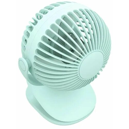 Мини-вентилятор настольный WiWU FS03 с зажимом вращающийся на 360 градусов 1200мАч зеленый 145000₽