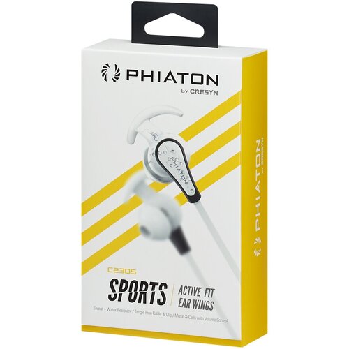 Наушники вкладыши Phiaton by Cresyn C230S Sports White (CPU-ES0230KW01)