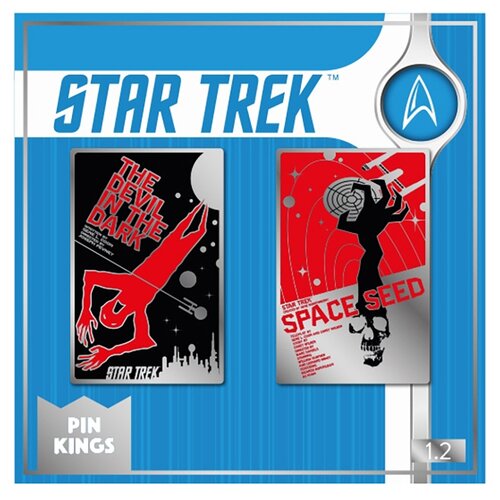 фото Набор значков star trek 1.2 pin kings 2-pack rubber road ltd