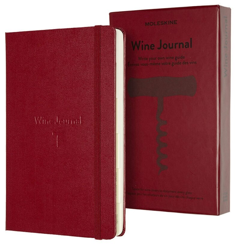 Блокнот Moleskine PASSION WINE PASWINE 130х210мм 400стр. подарочная коробка винный