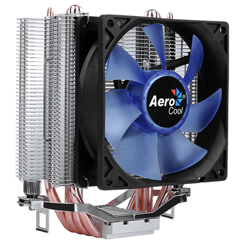 Кулер для процессора AeroCool Verkho 4 Lite, черный pccooler кулер gi h58ub corona r lga2066 2011 1366 115x 775 am4 3 3 am2 2 fm1 2 2 10 шт кор tdp