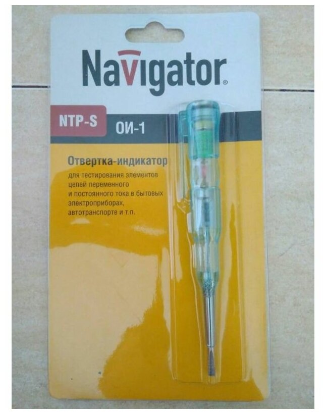 Отвертка-индикатор NTP-S Navigator 71116 - фотография № 3