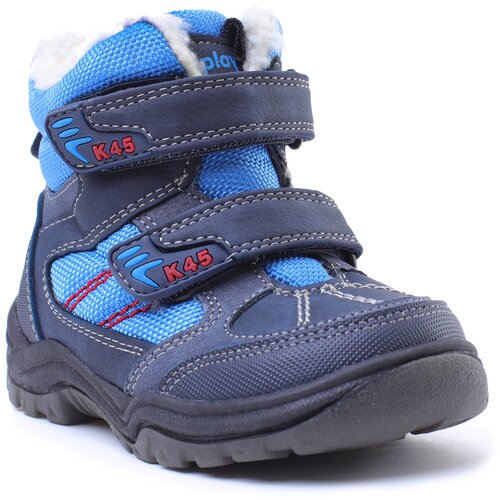 фото Ботинки playtoday размер 23, синий/темно-синий