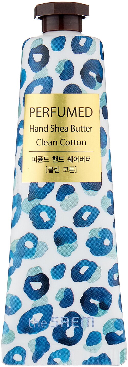 The Saem Крем-масло для рук Perfumed hand shea butter Clean cotton, 30 мл