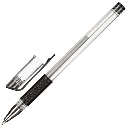 Attache ручка гелевая Economy, 0.5 мм, 901702, черный цвет чернил, 1 шт.