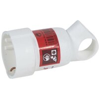 Розетка кабельная Helium 16А 2К+3 бел. с кольцом Leg, LEGRAND 050191 (1 шт.)