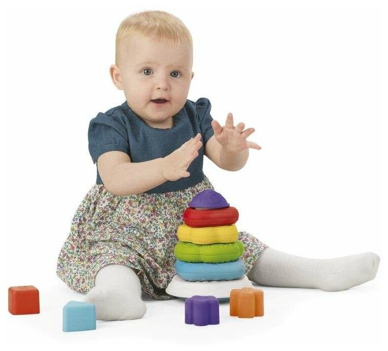 Пирамидка Chicco Ring tower 2в1 - фото №8