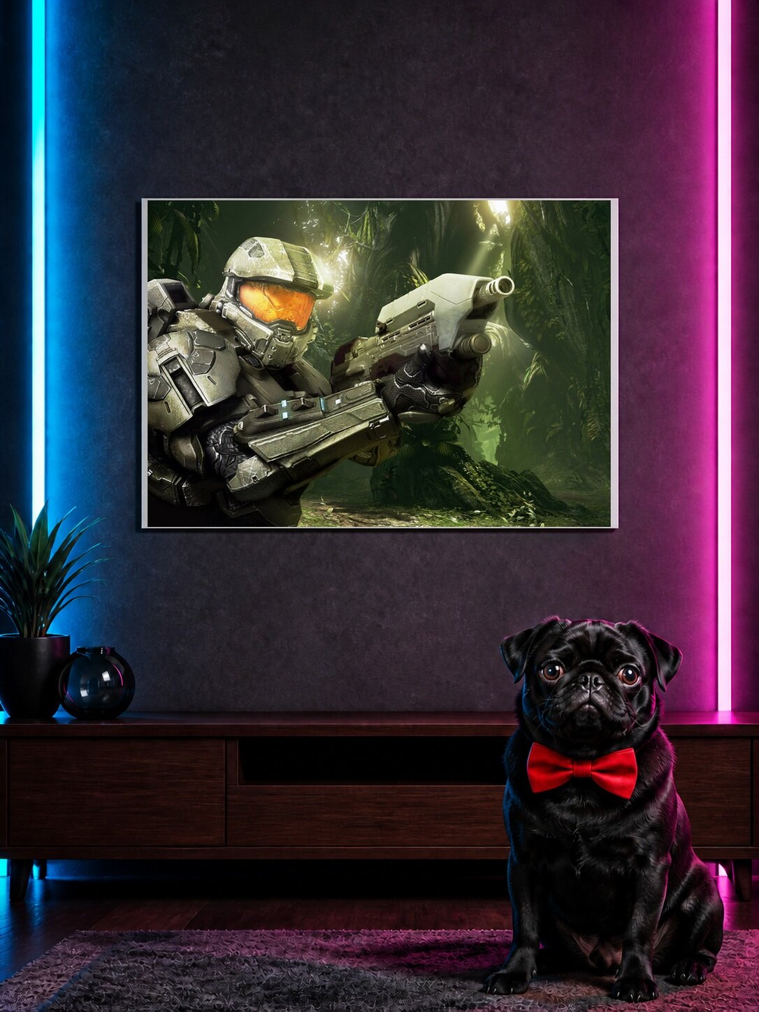 Плакат Halo Герои — зрелищный игровой арт A3 для интерьера