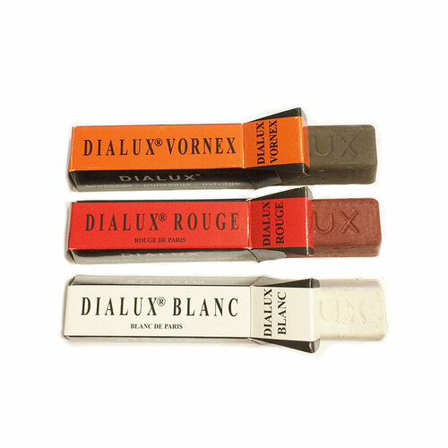 Паста полировальная для золота набор 3 шт. DIALUX